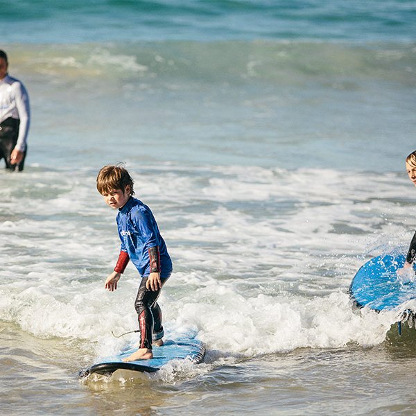 Even the little ones can learn to surf